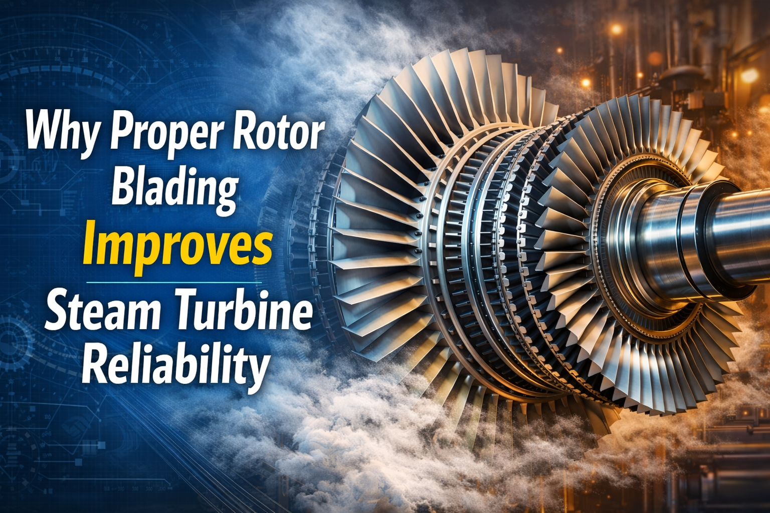 Why Proper Rotor Blading Improves Steam Turbine Reliability